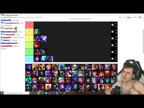 Tier List Campioni di LOL (Per Divertimento Personale)