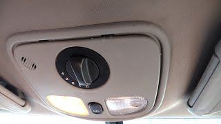 Pontiac G6 Howto Access Roof Control Panel!