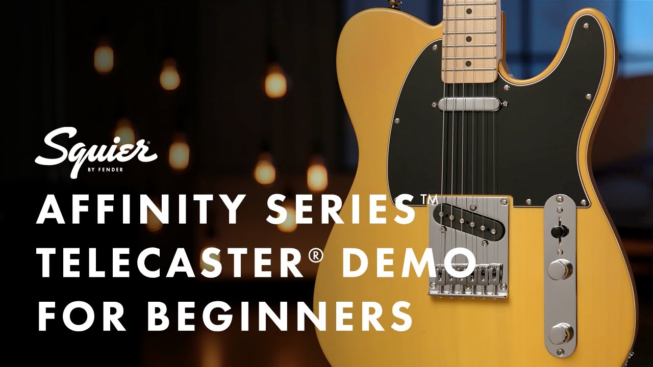 Squier Affinity Telecaster Demo For Beginners | Fender