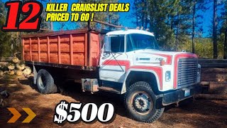 12 Insane Craigslist Deals – Trucks Priced to Go or Restoration!