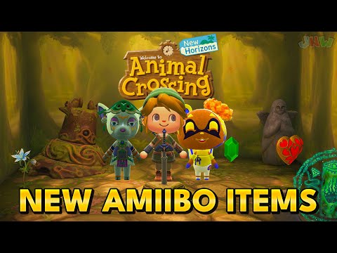 How to get Zelda & Splatoon amiibo ITEMS in Animal Crossing New Horizons 3.0