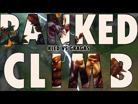 Top Kled vs Gragas| Season 10 ranked climb #3 |Full Game Play | 7/0/4