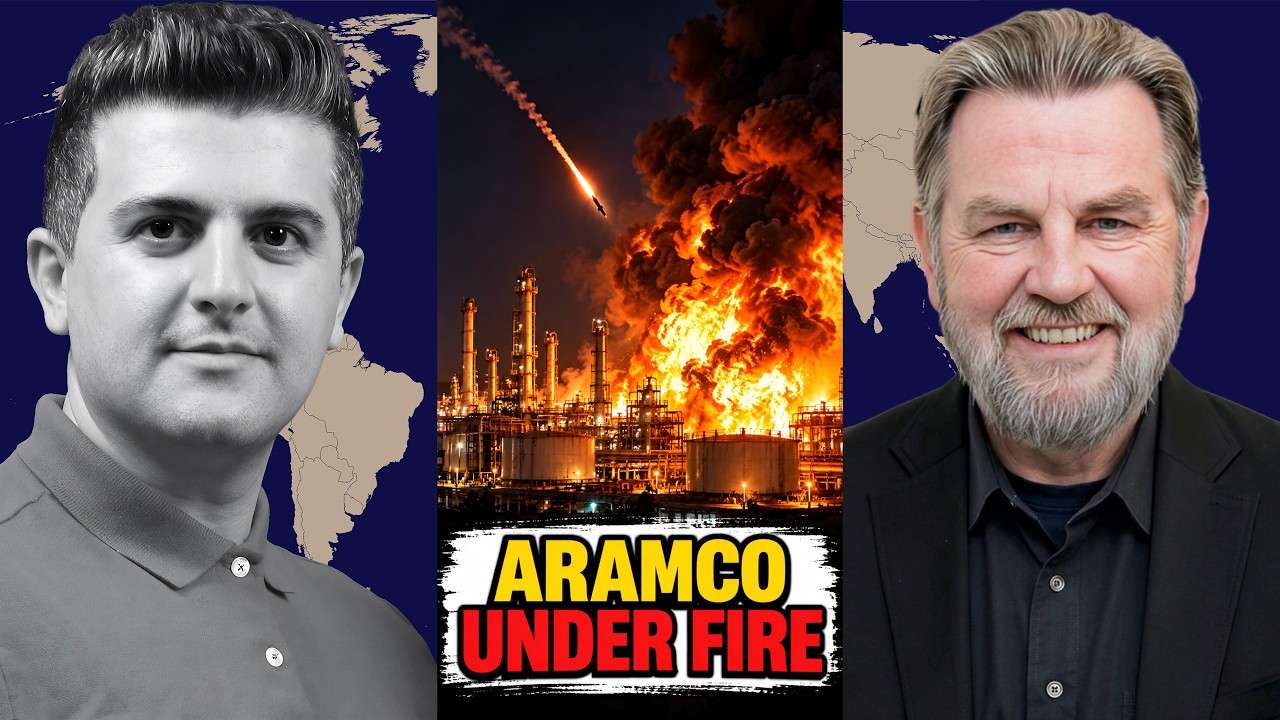 SAUDI ARAMCO REFINERY BURNS AFTER YEMENI BALLISTIC MISSILE ATTACK - w/ Fmr. CIA Larry Johnson