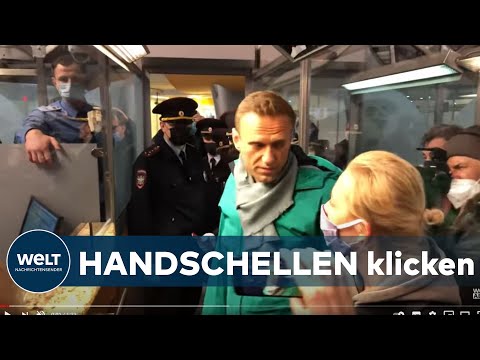 WESTEN PROTESTIERT: Alexej Nawalny nach Ankunft in Russland verhaftet