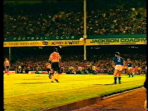 Ian Wright scores on his debut vs Leicester - 1991