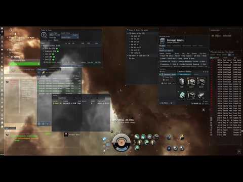 EVE-online Nation on the Rise. Combat Sansha Nation expedition on Stratios | 2nd location