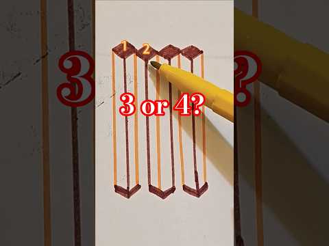 3 or 4??? #art #drawing #easy #satisfying #count