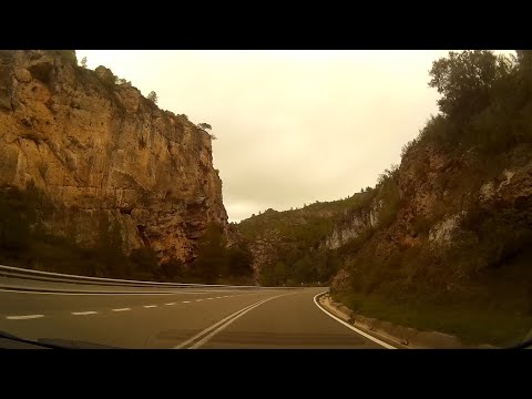 Driving from "Vinebre" to "Vandellòs", Tarragona, Spain