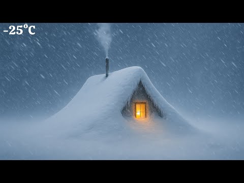 Off Grid Winter Camping at −25°C | Extreme Survival, Deep Snow Cooking Overnight