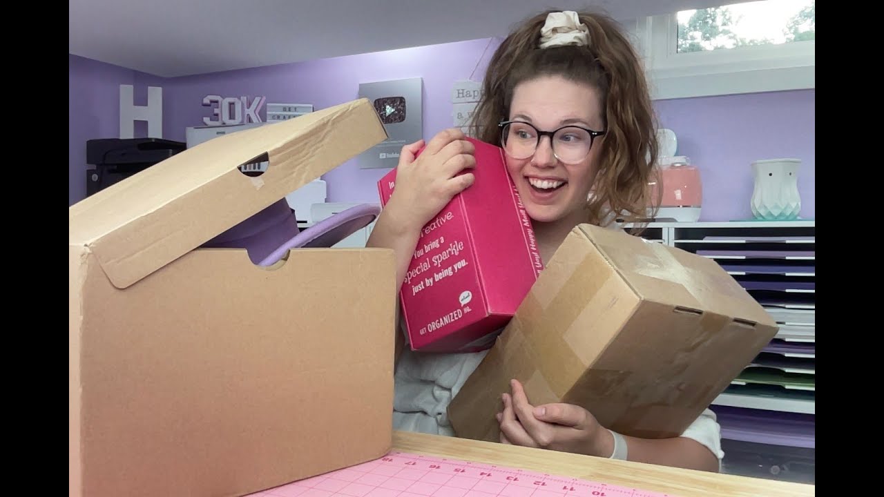 UNBOX TECKWRAP CRAFT HAPPY MAIL WITH ME + MORE INFO ABOUT GET ORGANIZED HQ