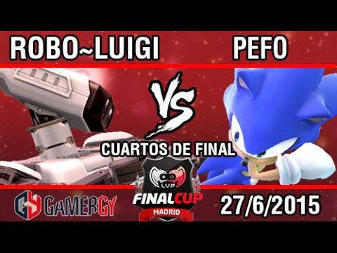 Gamergy 3; Final Cup - Robo~Luigi (R.O.B) VS. Pefo (Sonic) SSB4 Cuartos de Final