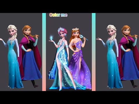 Frozen Anna Elsa Dress Up For Party - Disney Princess Clothes SWITCH UP Fashion