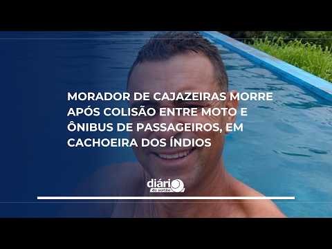 Morador de Cajazeiras morre após colisão entre moto e ônibus de passageiros, em Cachoeira dos Índios