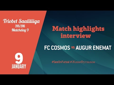 FC Cosmos vs SK Augur Enemat, Matchday 9, Triobet Saaliliiga