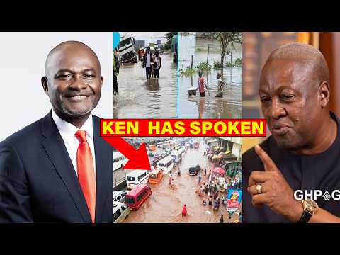 BREAK!! Hon Ken breaks silence on Accra floods
