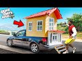 GTA 5 : Franklin Made A Real House On His Car in GTA 5.. (GTA 5 Mods)