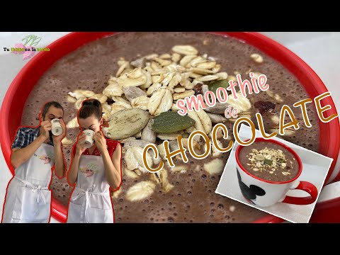 Smoothie de Chocolate |Batido de Chocolate Saludable|