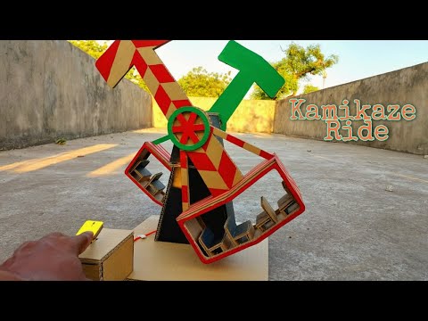 DIY Amazing Amusement Park Kamikaze Ride | Cardboard Project