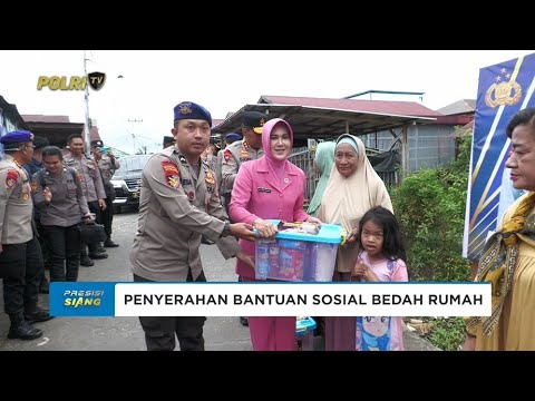 KAPOLDA KALTENG SERAHKAN BANTUAN SOSIAL BEDAH RUMAH