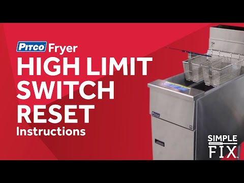 How to Do a Pitco Fryer High Limit Switch Reset