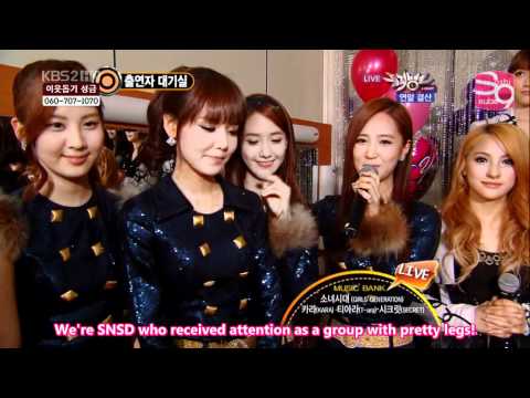 KBS2 Music Bank Waiting Room - SNSD