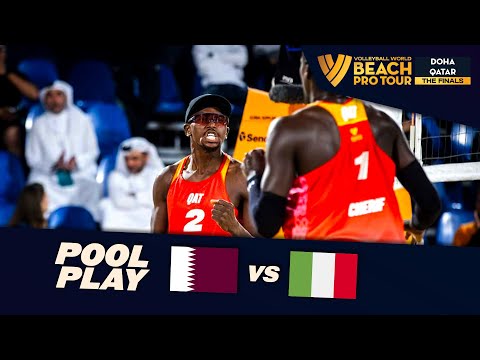 Cherif/Ahmed vs. Cottafava/Nicolai - Pool Play Highlights | Doha Finals 2024 #BeachProTour