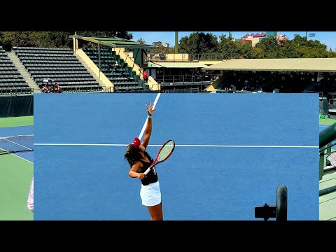 Eleana Yu (STAN) vs Hannah Moeller (CAL) 3rd Round Match.