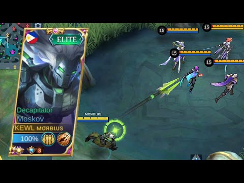 TOP GLOBAL MOSKOV VS 4 ASSASSINS! MOSKOV IS THE REAL ASSASSIN DESTROYER! MLBB