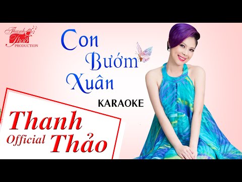 [ KARAOKE ] Con Bướm Xuân Remix | Thanh Thảo | Beat Chuẩn Cực Hay