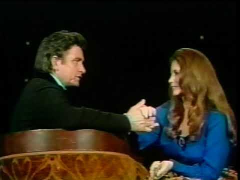 Johnny Cash and June Carter Cash sing "The Loving Gift"