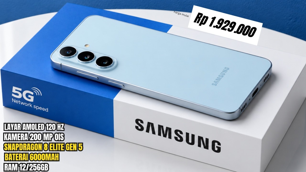 BARU SAJA RILIS‼️6000mAh + RAM 12/256GB | HP SAMSUNG TERBARU DAN TERBAIK AKHIR TAHUN 2026