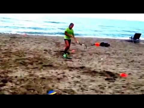 Tennis Fitness Veronica Miroshnichenko. Beach training