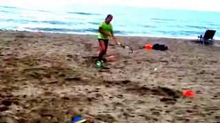 Tennis Fitness Veronica Miroshnichenko. Beach training