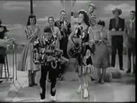 Ranch Party with Tex Ritter - Opening Credits & The Collins Kids sing " Party "