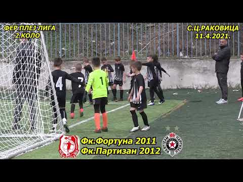 FER PLEJ LIGA 2 KOLO FK PARTIZAN 2012 - FK FORTUNA PANCEVO 2011   2:2