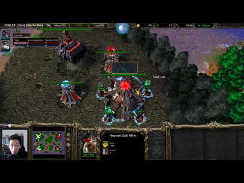 PCG123 (UD) vs Colorful (NE) - WarCraft 3 - The BIRDS!? - WC2573