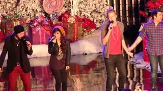 Pentatonix Perform "Angels We Have Heard On High" at Hollywood Christmas Parade 2012