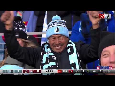 GOAL: Bakaye Dibassy, Minnesota United FC - 42nd minute