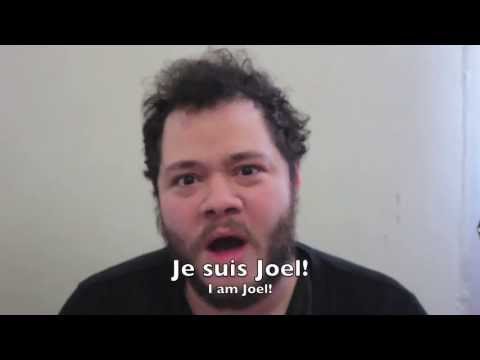 French Language - Joel learns French - Je suis Joel