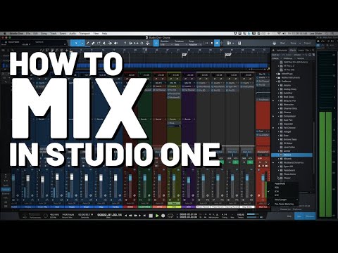 How to Mix in #StudioOne