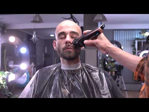 A melhor forma de fazer barba com degradê | Fade agressivo |