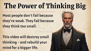 The Power of Thinking Big 🔥 || Graded Reader || Improve Your English Fluency ✅