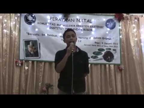 Gandi Ginting: Ku Berlari PadaMu (I will run to You) at Natal Ekstensi IPB