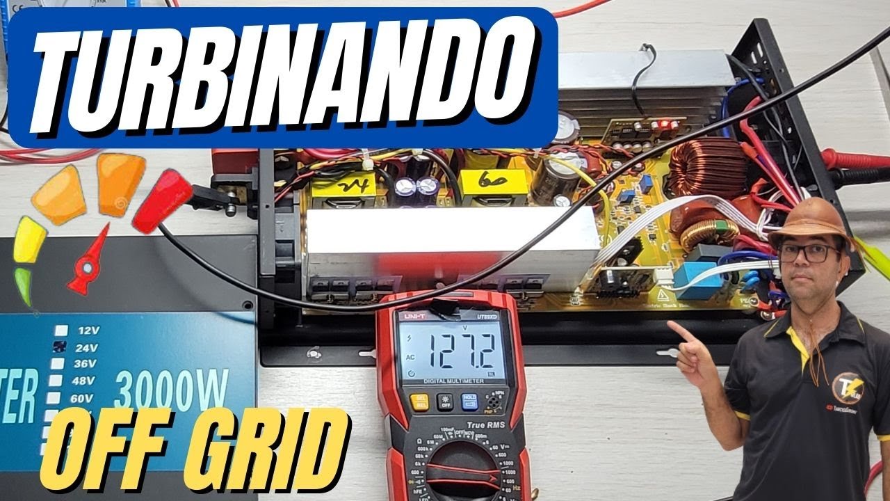 Como ajustar a tensão do inversor Reliable - Ajuste de voltagem do inversor off grid  Energia Solar