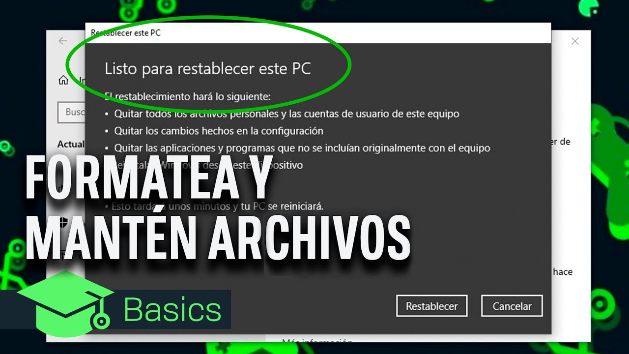 FORMATEA WINDOWS sin perder NINGÚN ARCHIVO