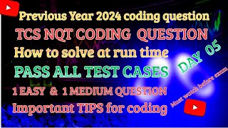 Download the video "TCS NQT 2025 Coding Question | Previous Year Problem | Logic & Solution #tcsnqt2025 Day5"