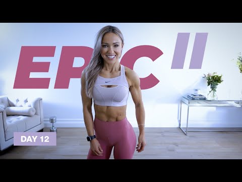 Hamstring & GLUTE Isolation Workout / Dumbbells | EPIC II - Day 12