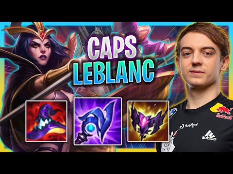 CAPS IS A BEAST WITH LEBLANC! | G2 Caps Plays Leblanc Mid vs Cassiopeia!  Season 2023