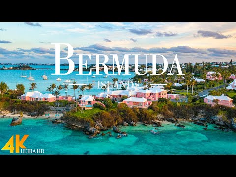 FLYING OVER BERMUDA (4K UHD) • Stunning Footage, Scenic Relaxation Film with Calming Music