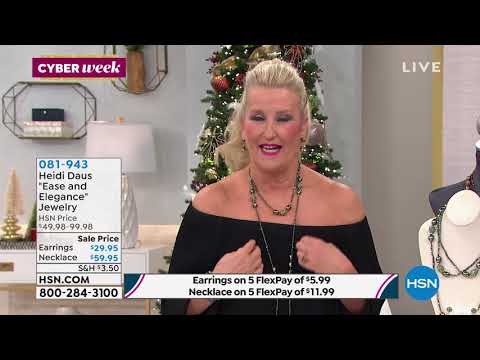 HSN | Heidi Daus Fashion Jewelry Gifts 12.05.2019 - 05 PM